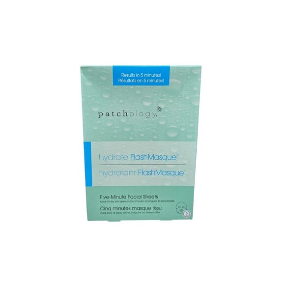 8 Pack Patchology FlashMasque Hydrate 5 Minute Sheet Mask Hyaluronic Acid Sheets - Picture 2 of 9